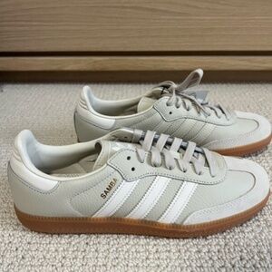ADIDAS SAMBA OG Aluminum Gum (White/Beige/Gum)